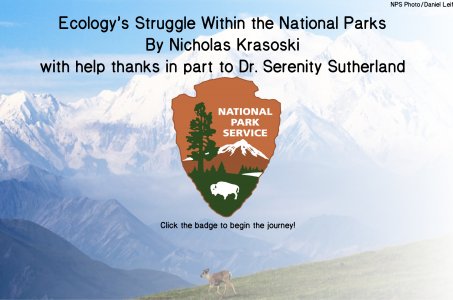 Cover of E-book titled Ecology's Struggle Within the National Parks